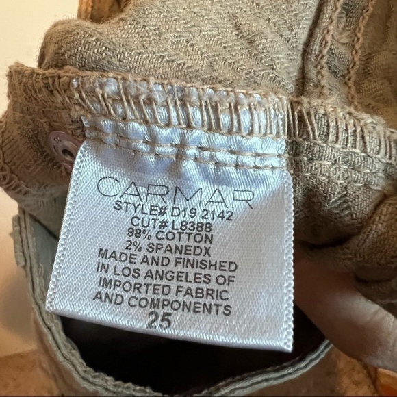 Carmar Reptile Snake Textured Skinny Jeggings - Picture 9 of 9